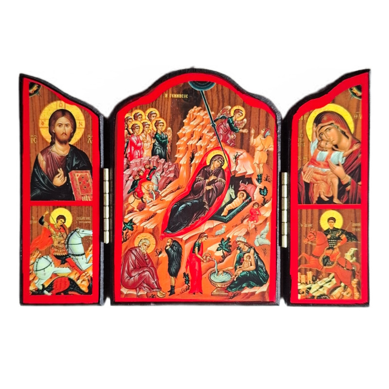 Triptych – Ikona Narození Páně