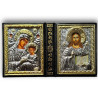 Diptych – Bohorodice s Kristem Emanuel a Kristus Pantokrator