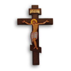 Ortodoxní Dřevěný Nástěnný Kříž