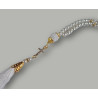 Luxusní perlový růženec s křížkem – 31 cm