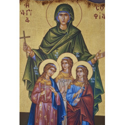 Ikona svaté Sofie, Víry, Naděje a Lásky: Oslava ctností - Sleva