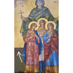 Ikona svaté Sofie a jejích dcer: Okno k věčným ctnostem - Sleva