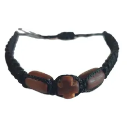 Dřevěný Křesťanský Náramek "Víra"