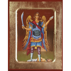 Ikona Archanděla Michaela – Průvodce duší (Psychopompos)