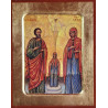 Athoská ikona Svatých a spravedlivých Božích rodičů Jáchyma a Anny s Přesvatou Bohorodicí