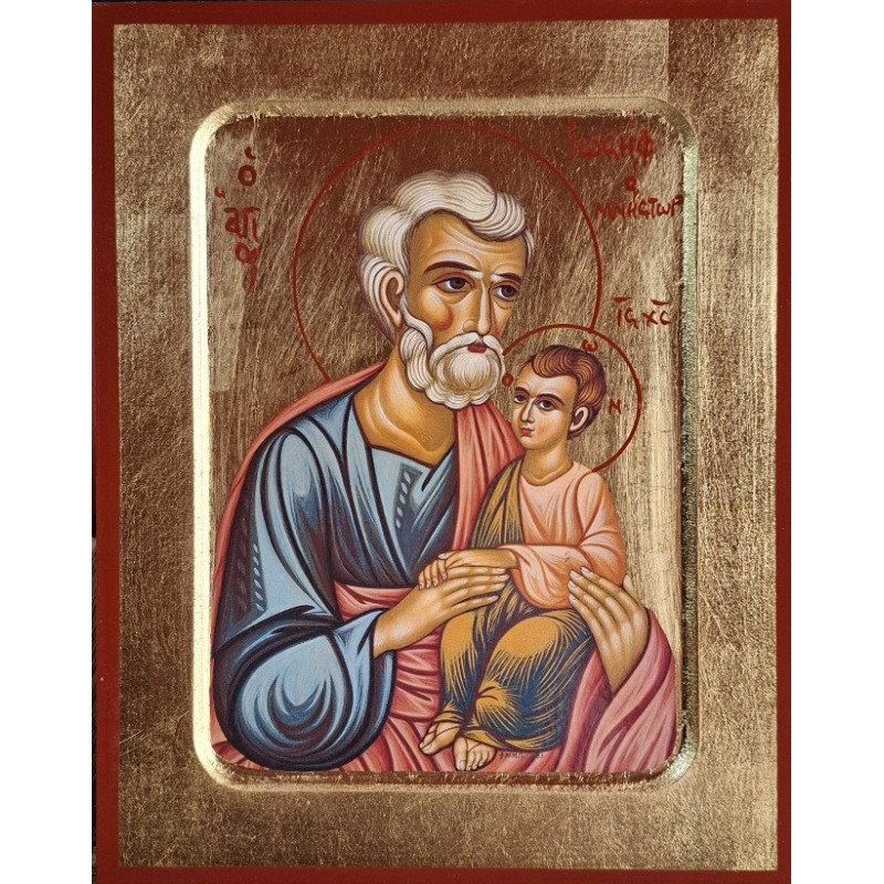 Ikona svatého apoštola Petra – Skála víry a pastýř stádceSvatý Josef Snoubenec s malým Kristem