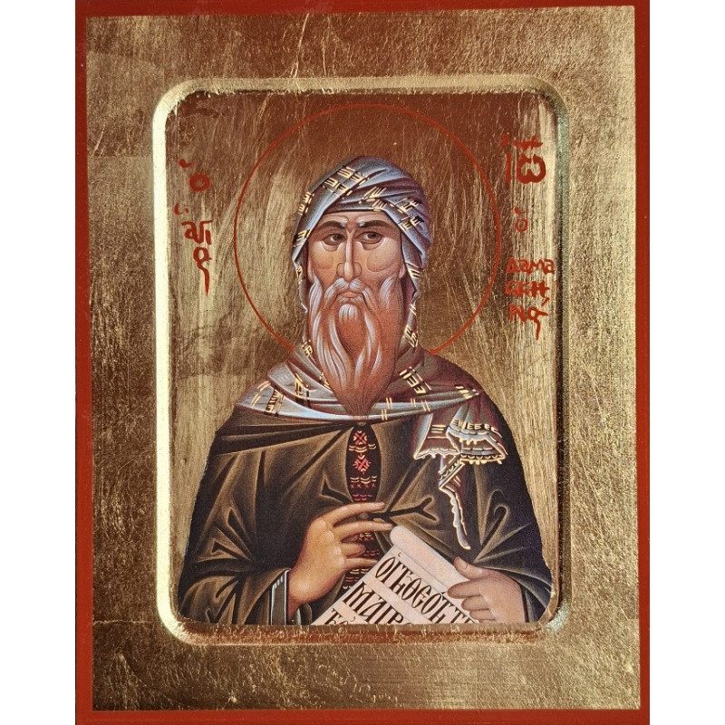 Ikona Svatého Jana Damašského (Άγιος Ιωάννης ο Δαμασκηνός)
