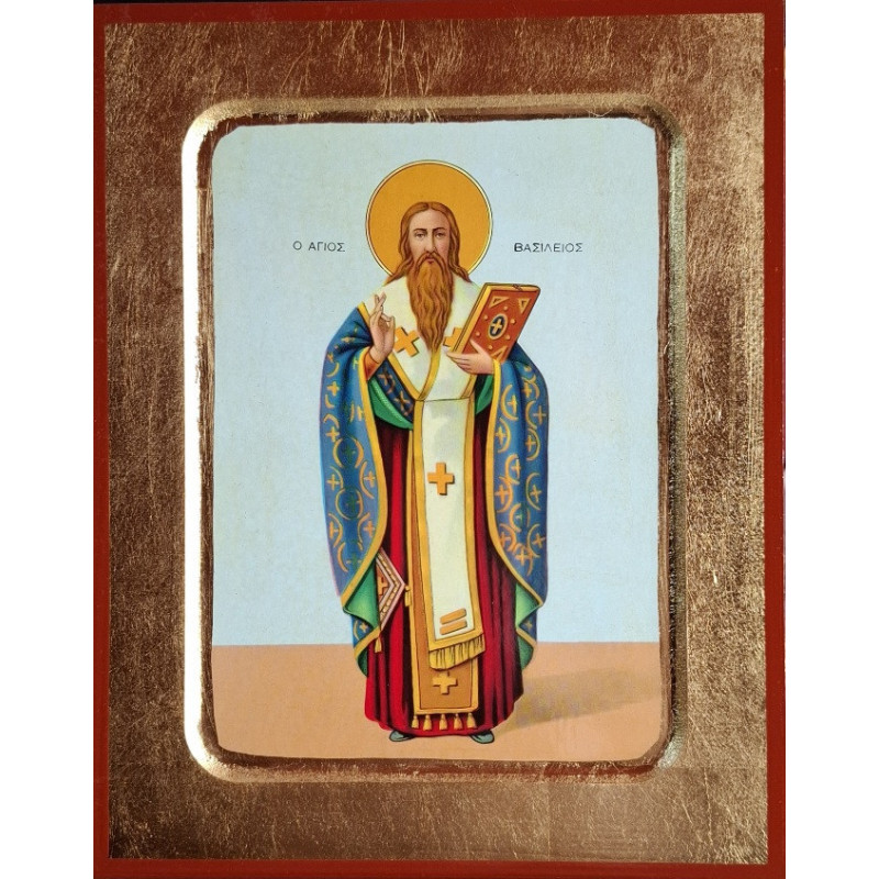 Ikona Svatého Basila Velikého (Ο Άγιος Βασίλειος)