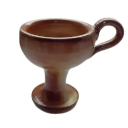 Keramická kadidelnice s ouškem (Hnědá)