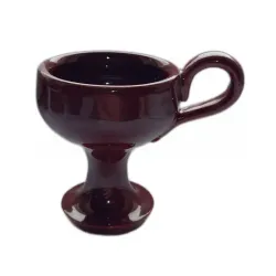 Keramická kadidelnice s ouškem (Červená)