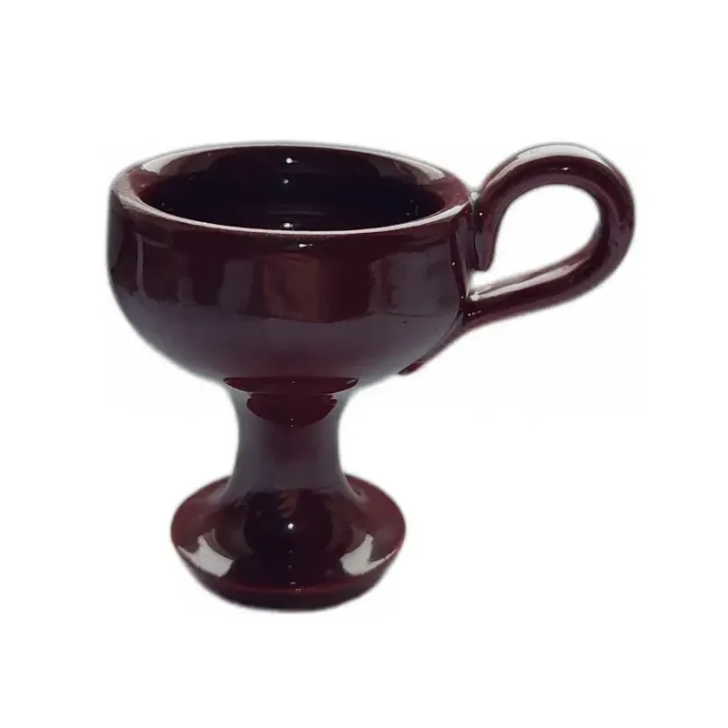 Keramická kadidelnice s ouškem (Červená)