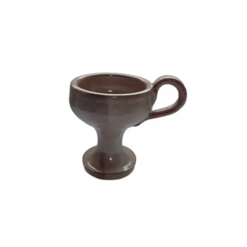 Keramická kadidelnice s ouškem (Světle hnědá)