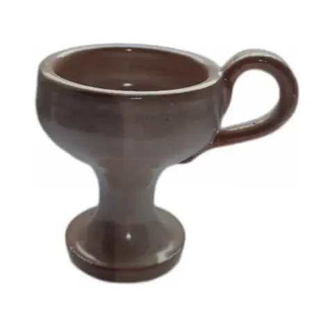 Keramická kadidelnice s ouškem (Světle hnědá)