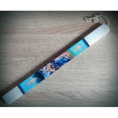 Vosková svíce s motivem Kristova vzkříšení