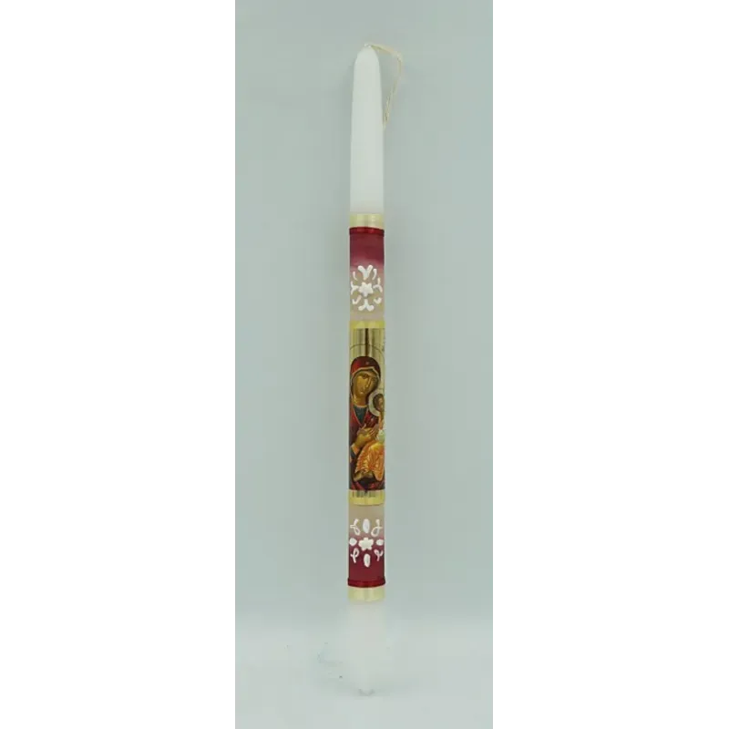 Ortodoxní vosková svíce 'Panna Marie Bolestná'