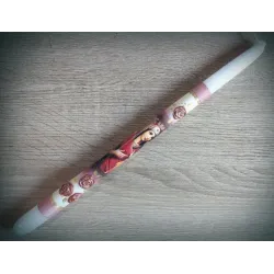 Ortodoxní vosková svíce 'Panna Marie Sledkého polibku'