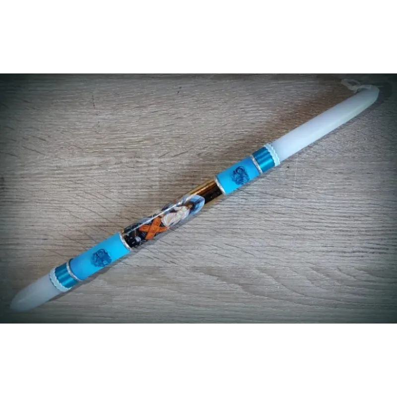 Ortodoxní vosková svíce 'Sestup Krista do podsvětí'