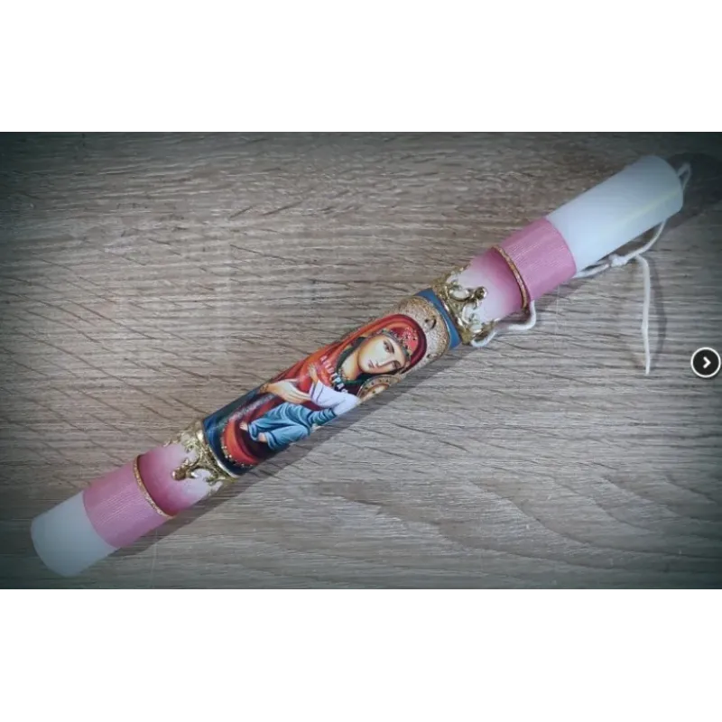 Ortodoxní vosková svíce 'Panna Marie Přímluvkyně'