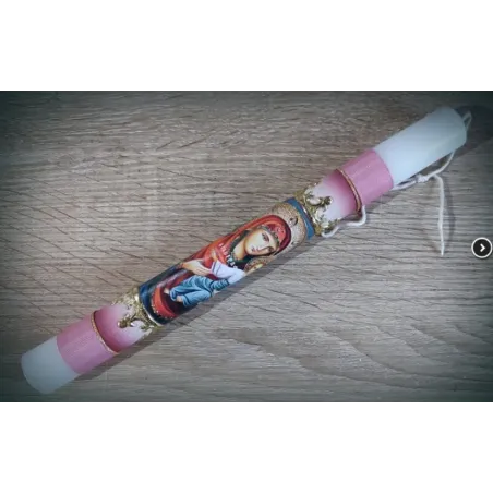 Ortodoxní vosková svíce 'Panna Marie Přímluvkyně'