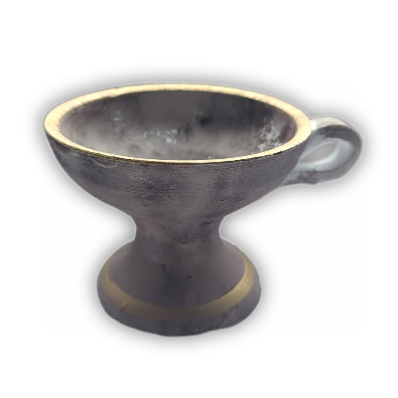 Keramická Kadidelnice Šedá – Autentický Řecký Design