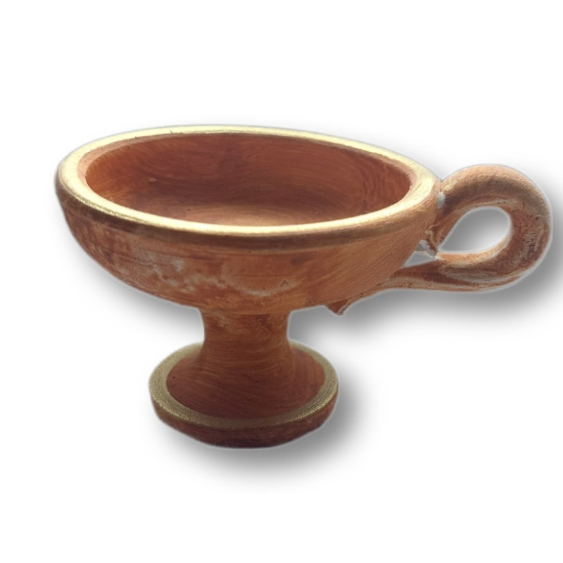 Keramická Kadidelnice oranžová – Autentický Řecký Design