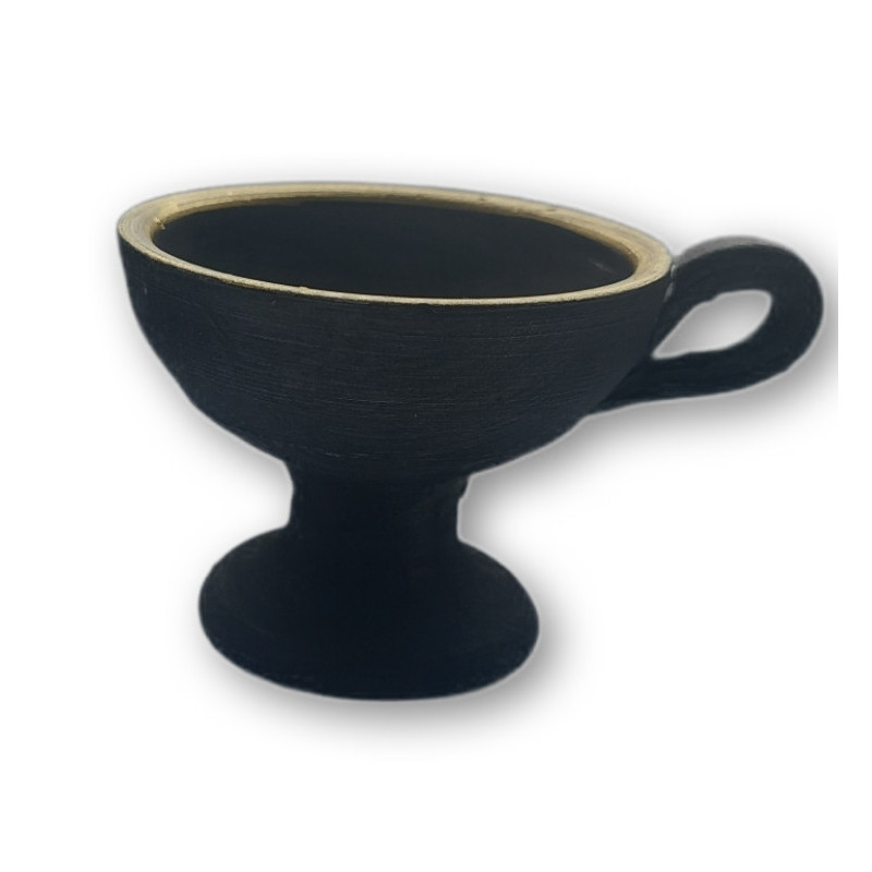 Keramická Kadidelnice černá– Autentický Řecký Design