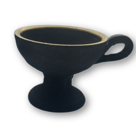Keramická Kadidelnice černá– Autentický Řecký Design