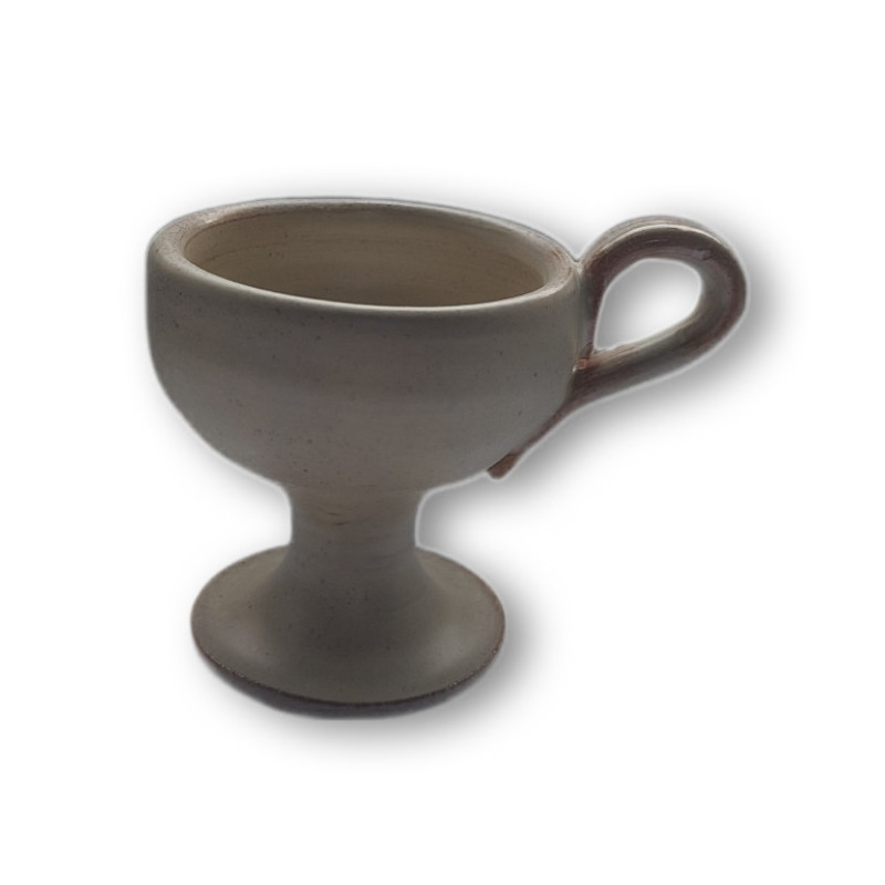 Keramická kadidelnice s ouškem (Bílá)