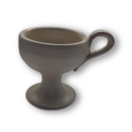 Keramická kadidelnice s ouškem (Bílá)