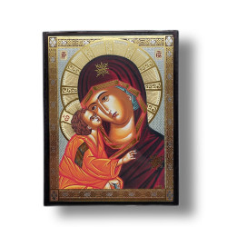 Ikona  Panna Maria Sladce milující v Ruském Stylu