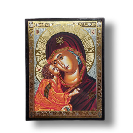 Ikona  Panna Maria Sladce milující v Ruském Stylu