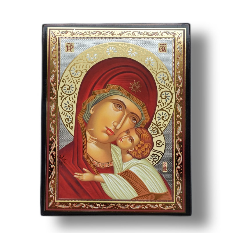 Ikona  Panna Maria Sladce milující v Ruském Stylu