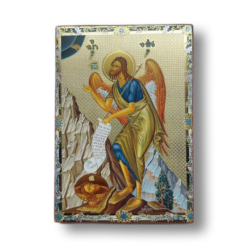 Ikona Sv. Jan Křtitel v ruském stylu