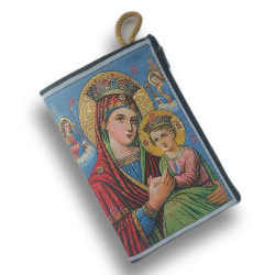 Peněženka s ikonou Panny Marie a Krista - Symbol Víry z Řecka