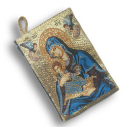Peněženka s Byzantskou Ikonou - "Matka Boží s Dítětem"