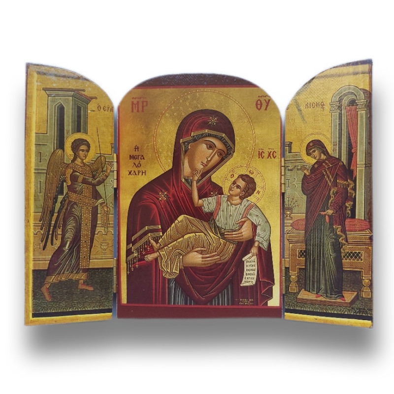 Triptych - Panna Maria s Kristem (Milostiplná)