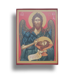 Ikona sv. Jana Křtitele – Kristův Svědek, Duchovní Obraz z Řecka