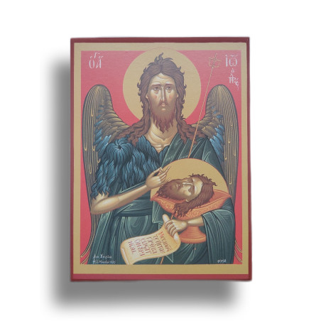 Ikona sv. Jana Křtitele – Kristův Svědek, Duchovní Obraz z Řecka