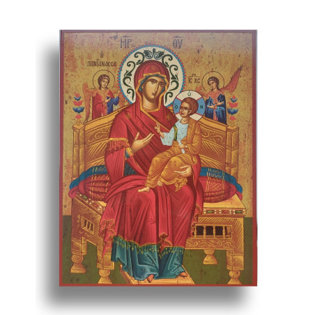 Ikona Panny Marie Pantanassa – Vznešenost a Královská Důstojnost