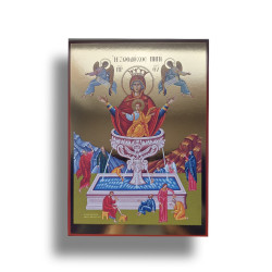 Ikona Panny Marie Pramene Života – Posvátné Obrazy s Pozlacením