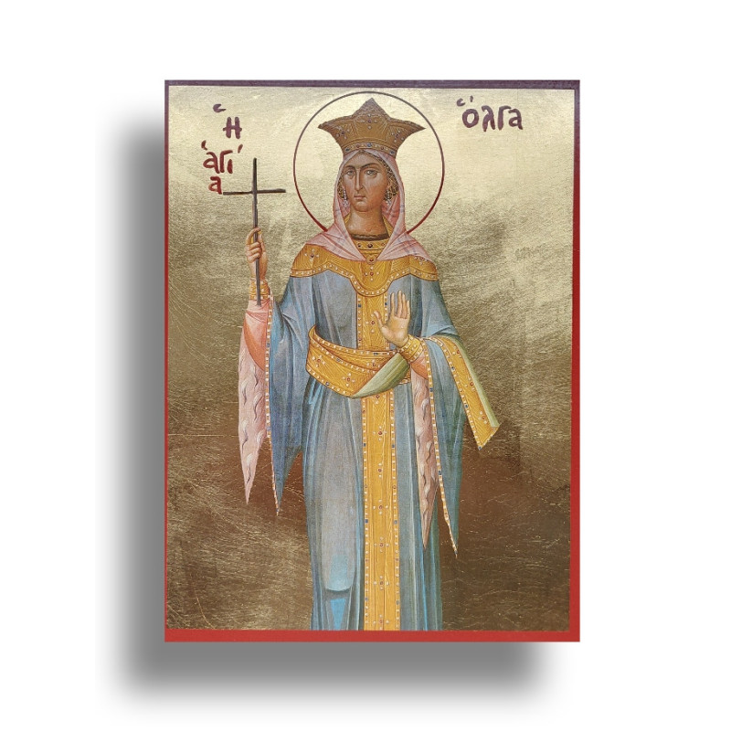 Dřevěná Ikona Svaté Olgy, Kyjevské Kněžny