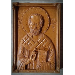 Vosková ikona sv. Mikuláše