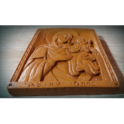 Vosková ikona sv. Anny s pannou Marií