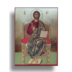 Ikona Krista Vševládce na trůně